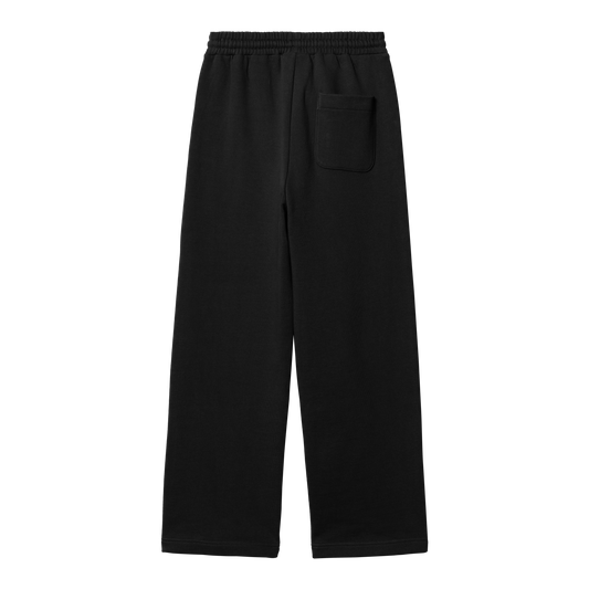 Carhartt WIP - W' Casey Sweat Pant - BLACK / SILVER / Sort - Bukser