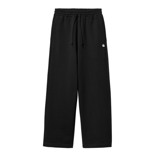 Carhartt WIP - W' Casey Sweat Pant - BLACK / SILVER / Sort - Bukser