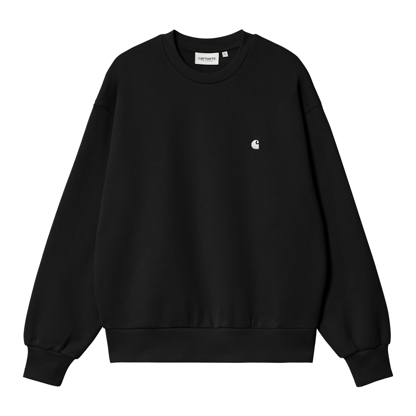 Carhartt WIP - W' Casey Sweatshirt - BLACK / SILVER / Sort - Sweatshirts