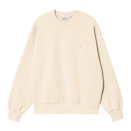 Carhartt WIP - W' Casey Sweatshirt - NATURAL / SILVER / Beige||Hvid - Sweatshirts