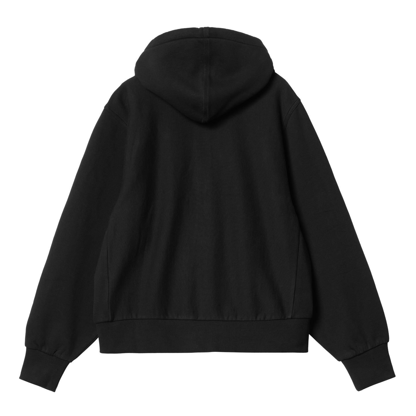 Carhartt WIP - W' Hooded American Script Jacket - BLACK / Sort - Sweatshirts