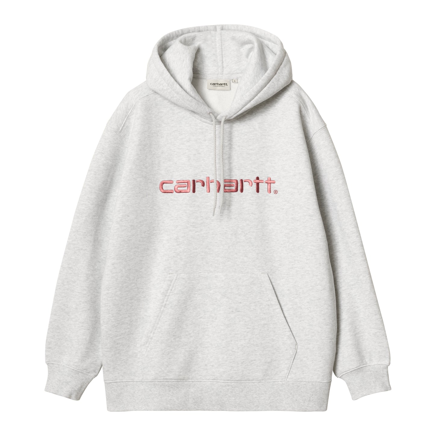 Carhartt WIP - W' Hooded Carhartt Sweatshirt - ash heather / dusty - Dame > Sweatshirts