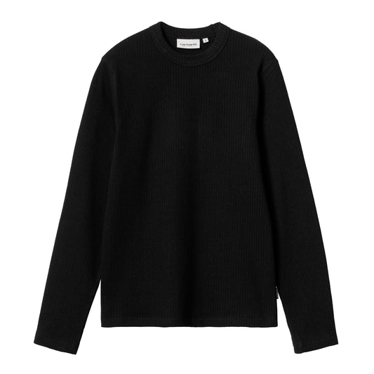 Carhartt WIP - W' L/S Serena T-Shirt - BLACK / Sort - T-Shirts