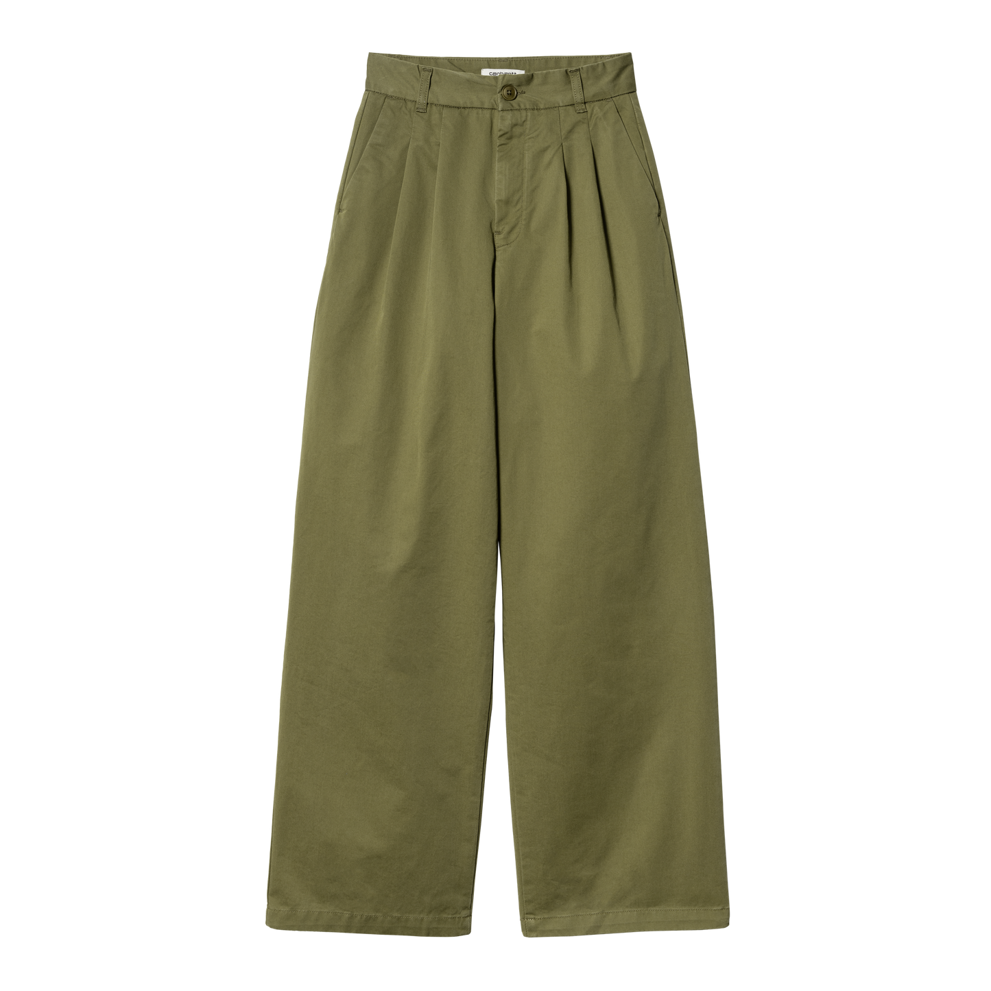 Carhartt WIP - W' Leola Pant - DUNDEE STONE WASHED / Grøn - Bukser