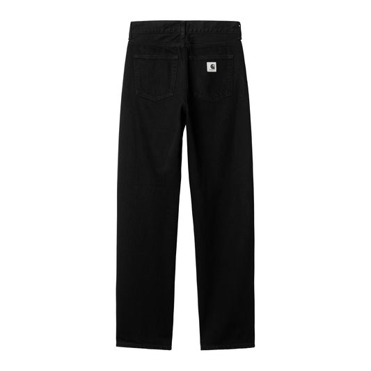 Carhartt WIP - W' Noxon Pant - BLACK RINSED / Sort - Bukser