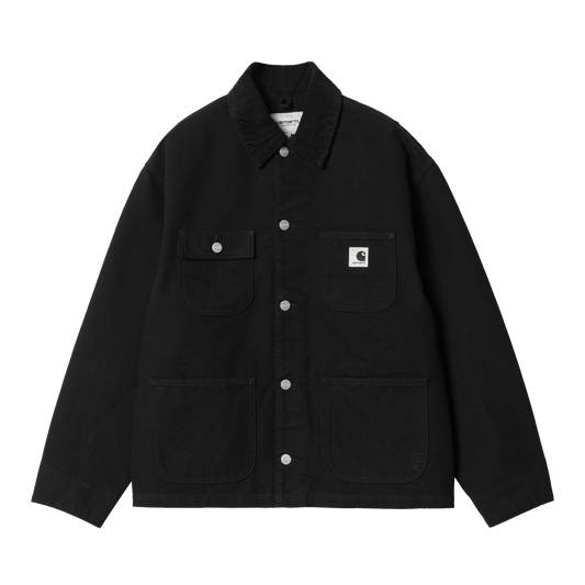 Carhartt WIP - W' OG Michigan Coat Dearborn (Summer) - BLACK / BLACK RINSED / Sort - Jakker