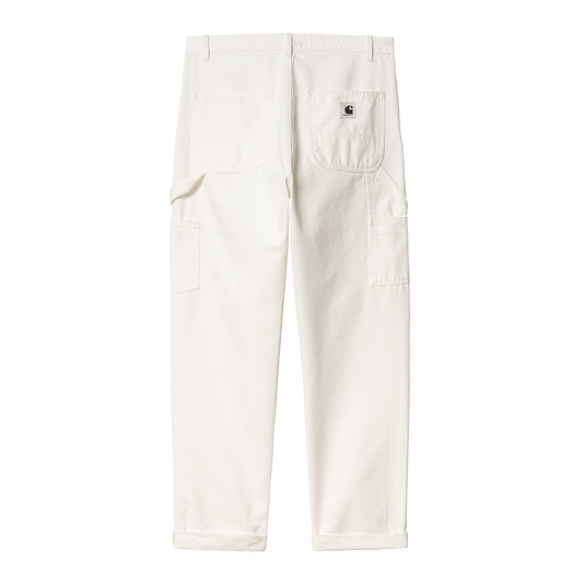 Carhartt WIP - W' Pierce Pant Hubbard - WAX RINSED / Hvid - Bukser