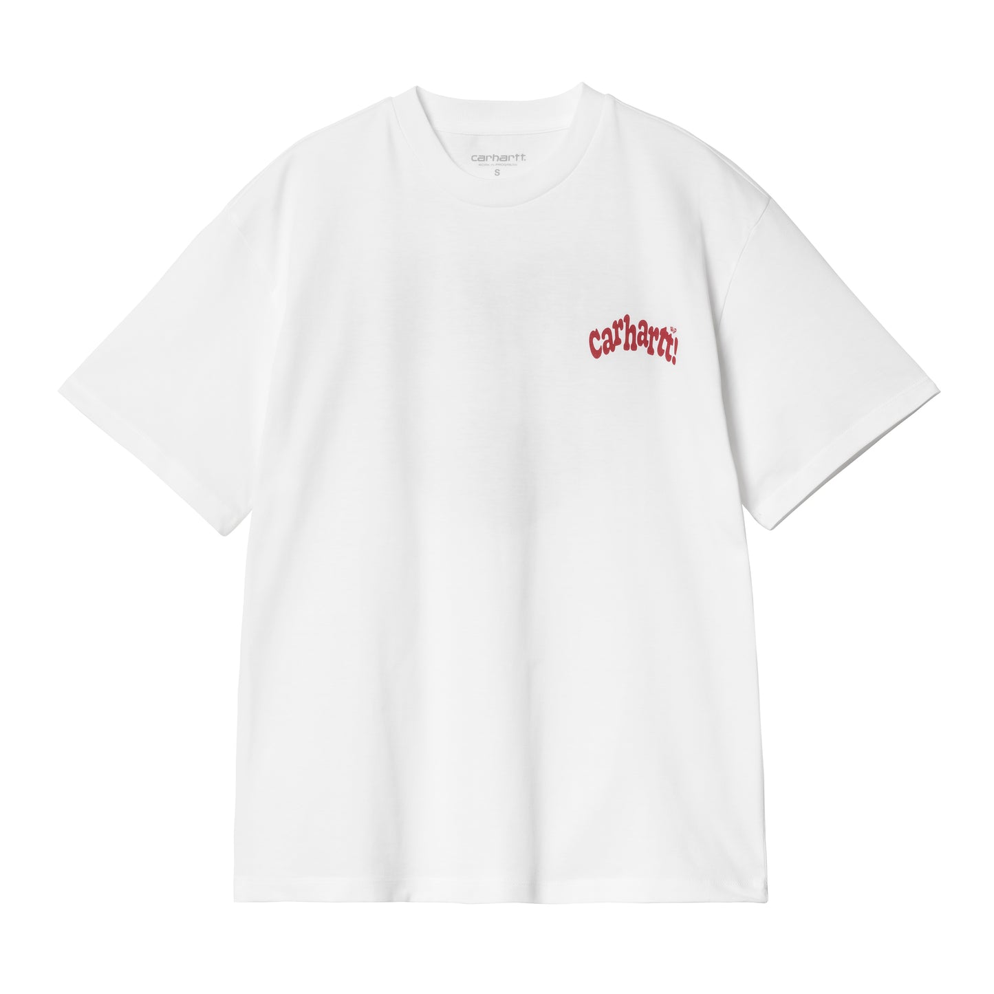 Carhartt WIP - W' S/S Amour T-Shirt - WHITE / TUSCANY / Hvid - T-Shirts