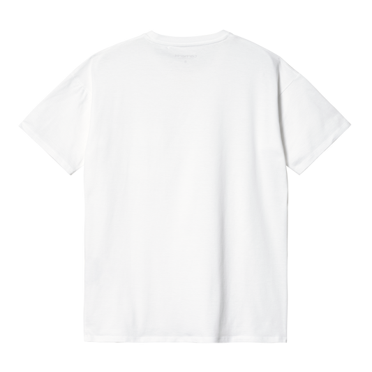 Carhartt WIP - W' S/S Pocket T-Shirt - WHITE / Hvid - T-Shirts