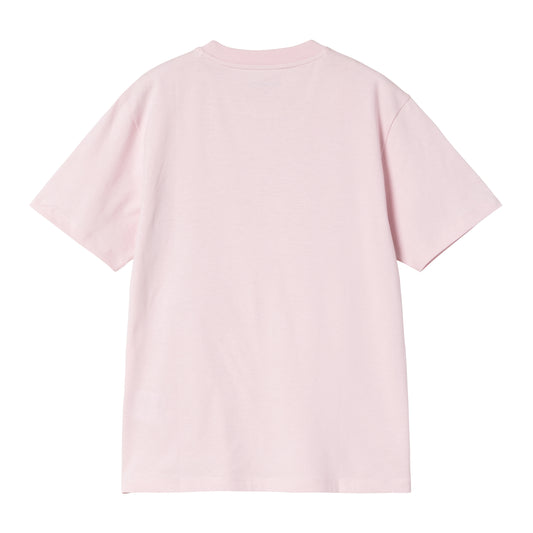 Carhartt WIP - W' S/S Pocket T-Shirt - air pink - Dame > T-Shirts