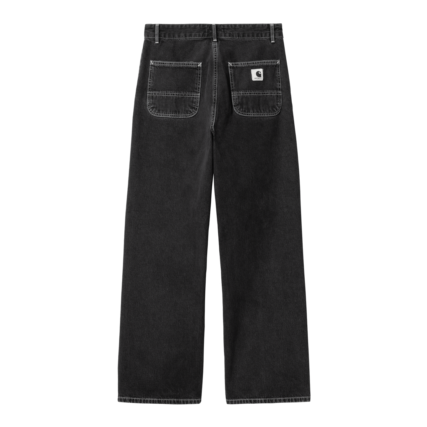 Carhartt WIP - W' Simple Pant Norco - BLACK STONE WASHED / Sort - Bukser