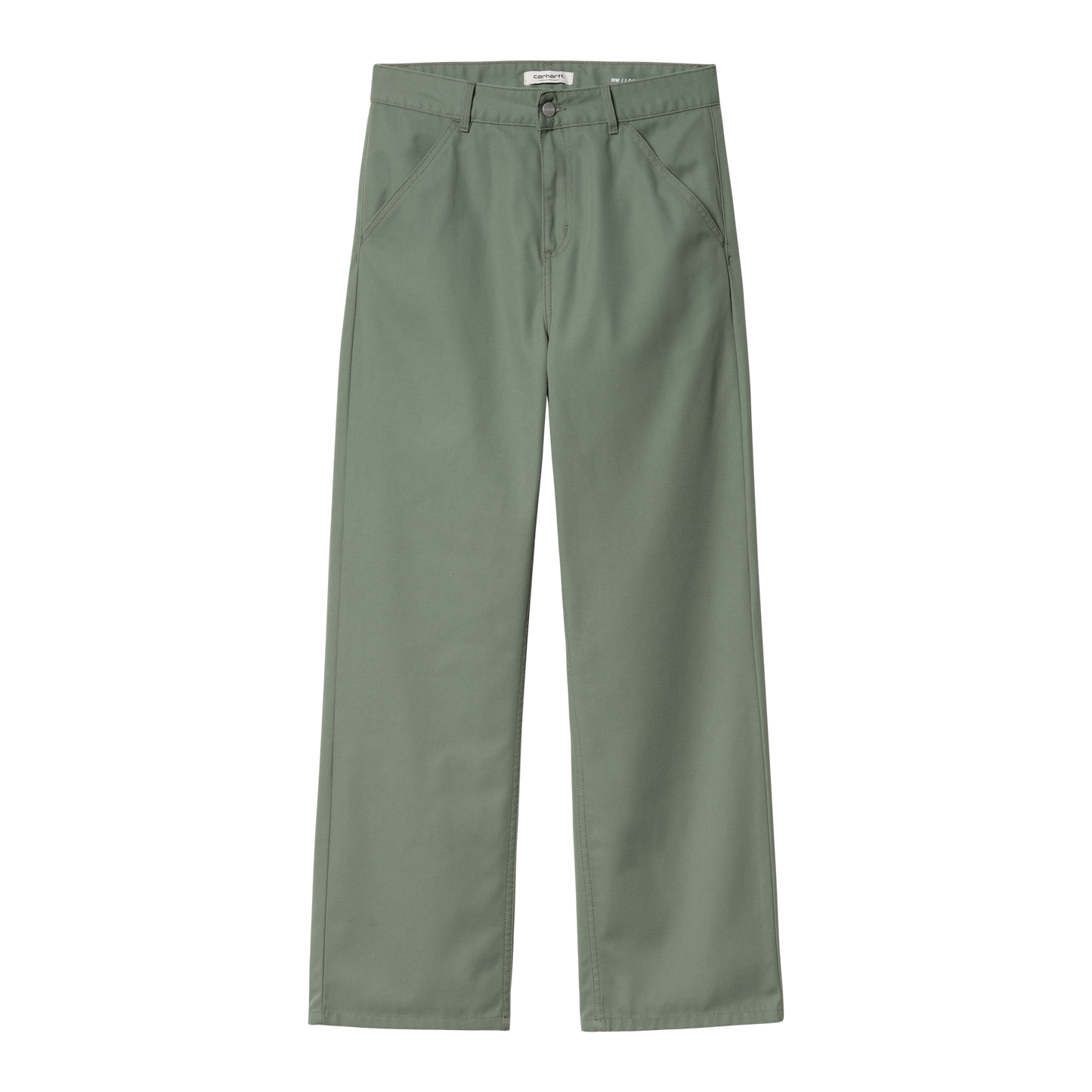 Carhartt WIP - W' Simple Pant Arlington - PARK RINSED / Grøn - Bukser