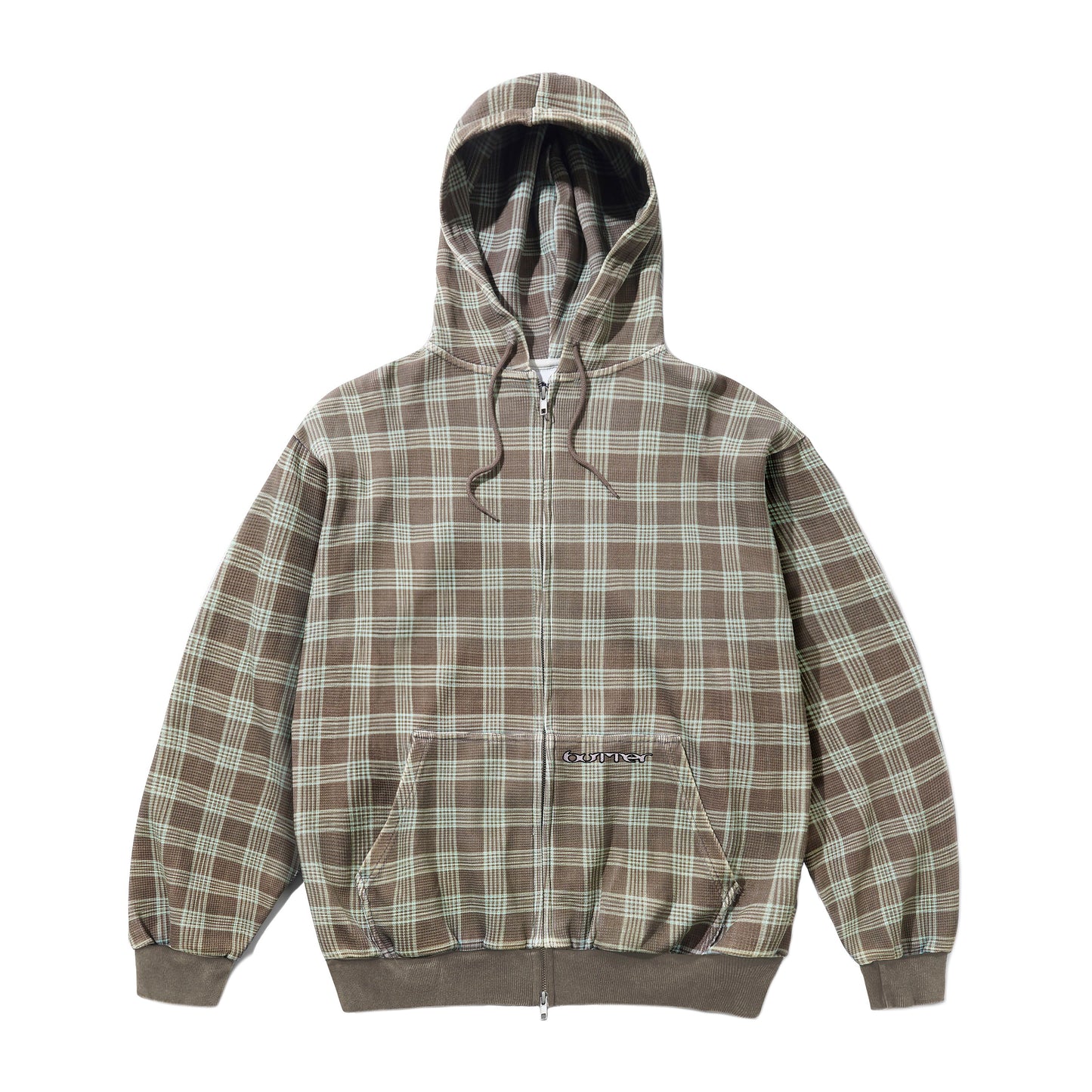 Waffle Zip-Thru Hood