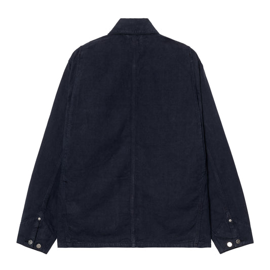 Carhartt WIP - Walter Chore Coat - DARK NAVY GARMENT DY / Blå - Jakker