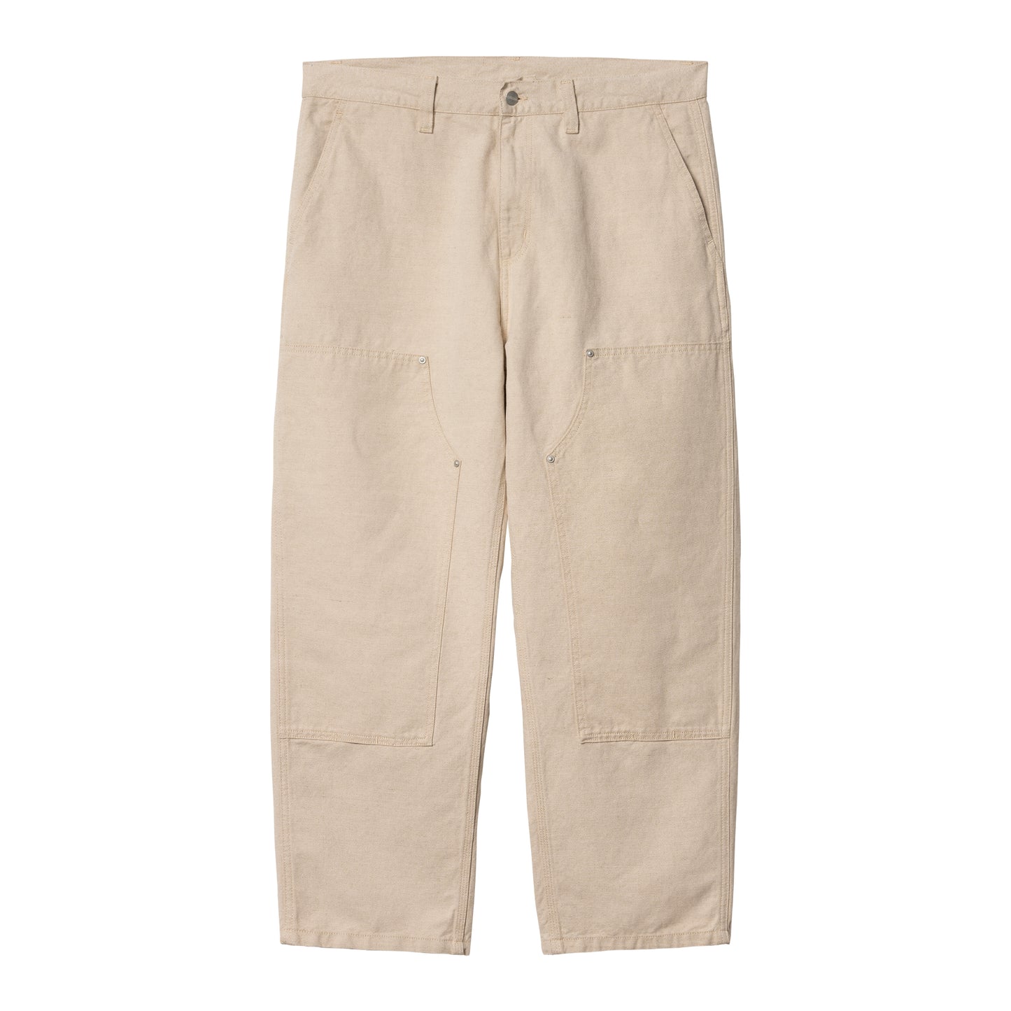 Carhartt WIP - Walter Double Knee Pant - NATURAL RINSED / Beige - Bukser
