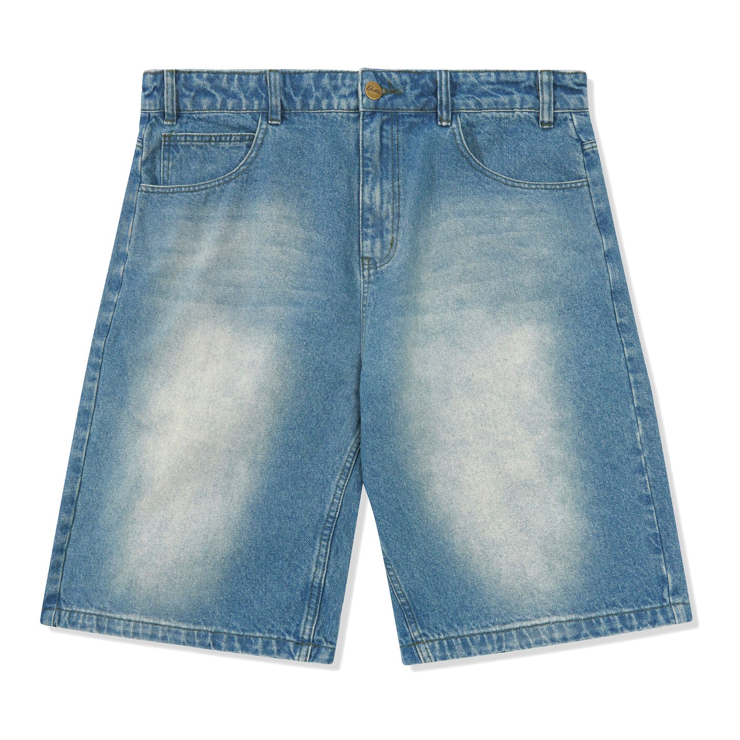 Warped Denim Shorts