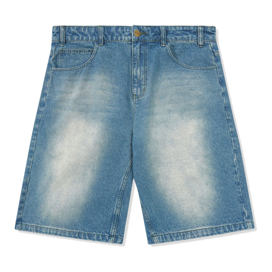 Warped Denim Shorts