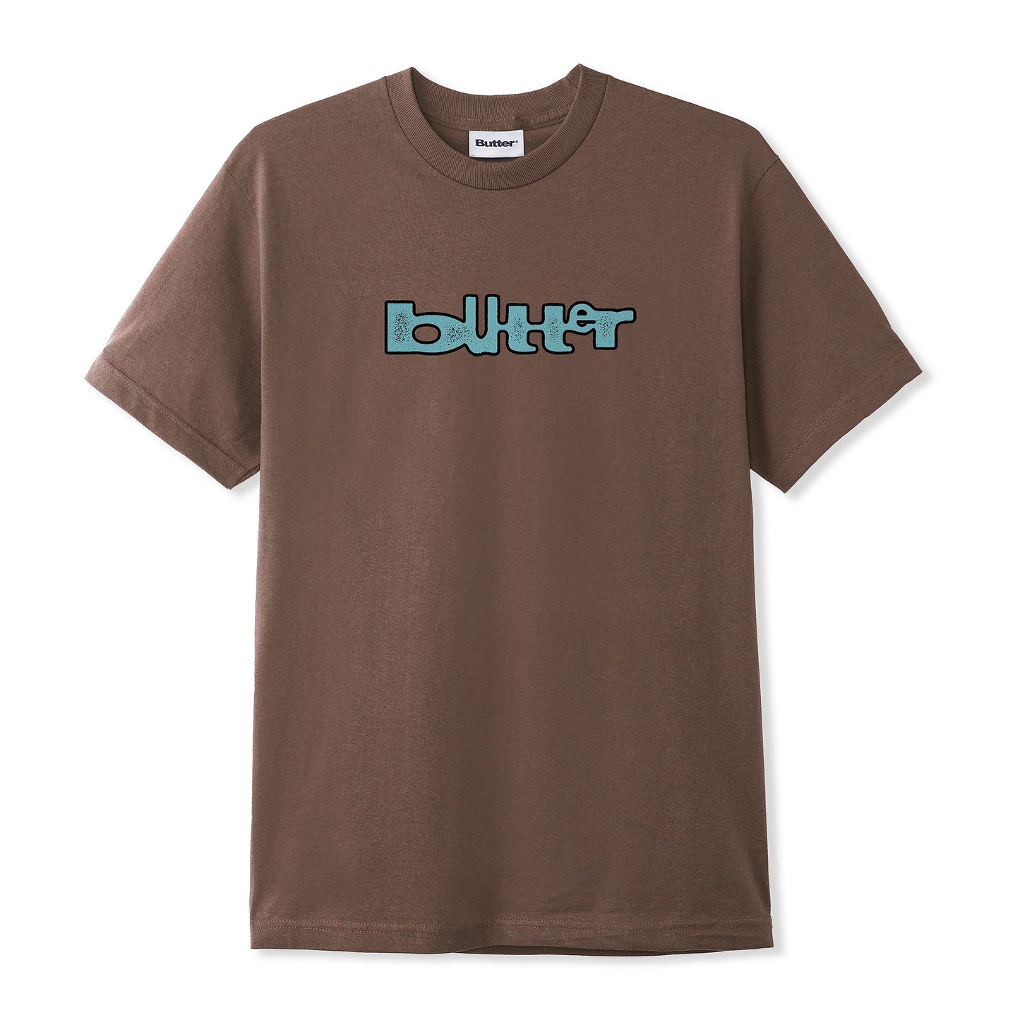 Butter Goods - Warped Tee - BROWN / Brun - T-Shirts