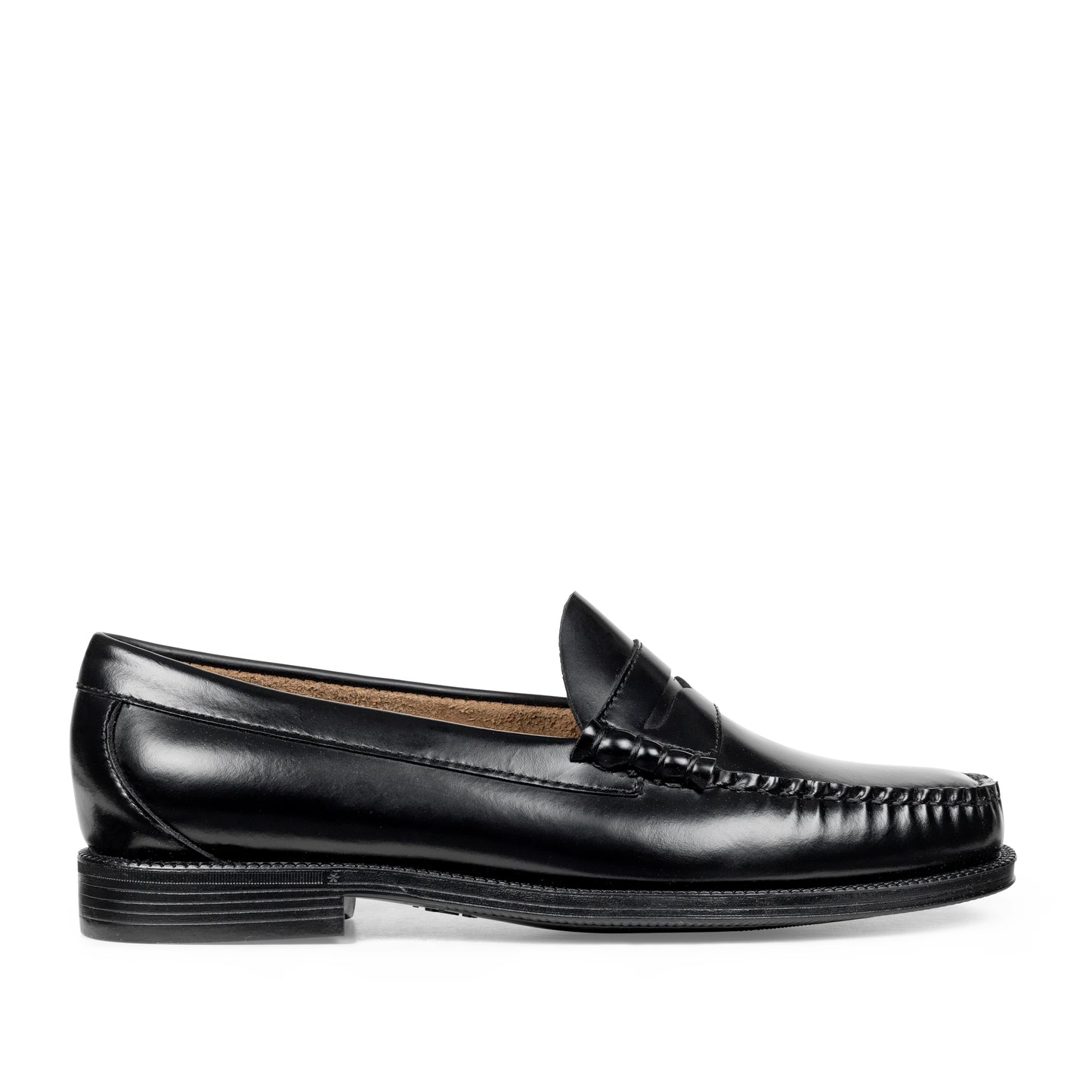 G.H. Bass - Weejun II Larson Moc Penny - BLACK LEATHER / Sort - Sko