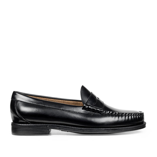 G.H. Bass - Weejun II Larson Moc Penny - BLACK LEATHER / Sort - Sko