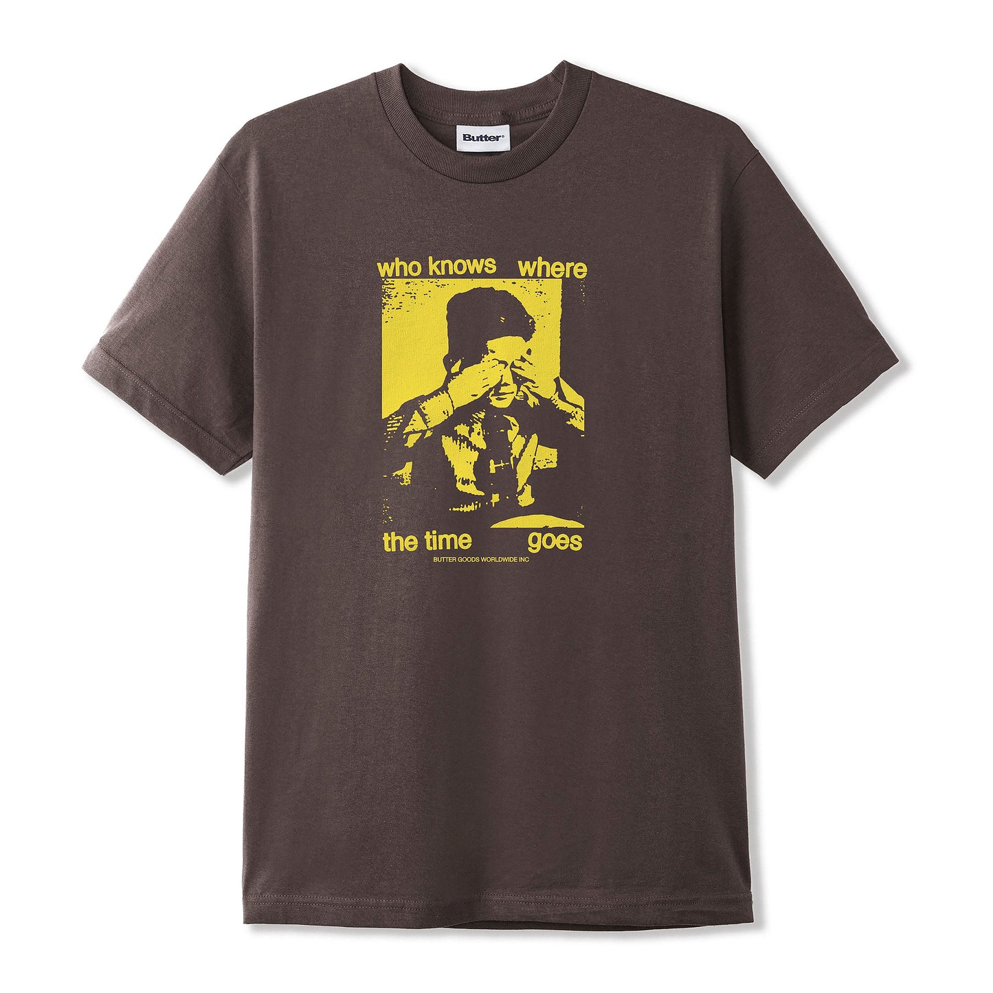 Butter Goods - Who Knows Tee - CHOCOLATE / Brun - T-Shirts