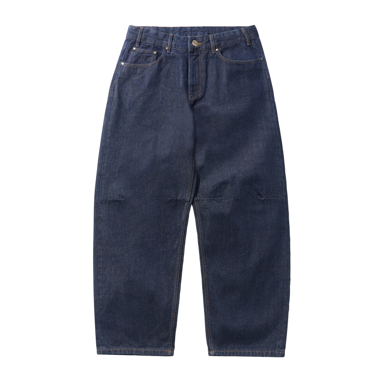 Wide Cut Denim Jeans Selvedge