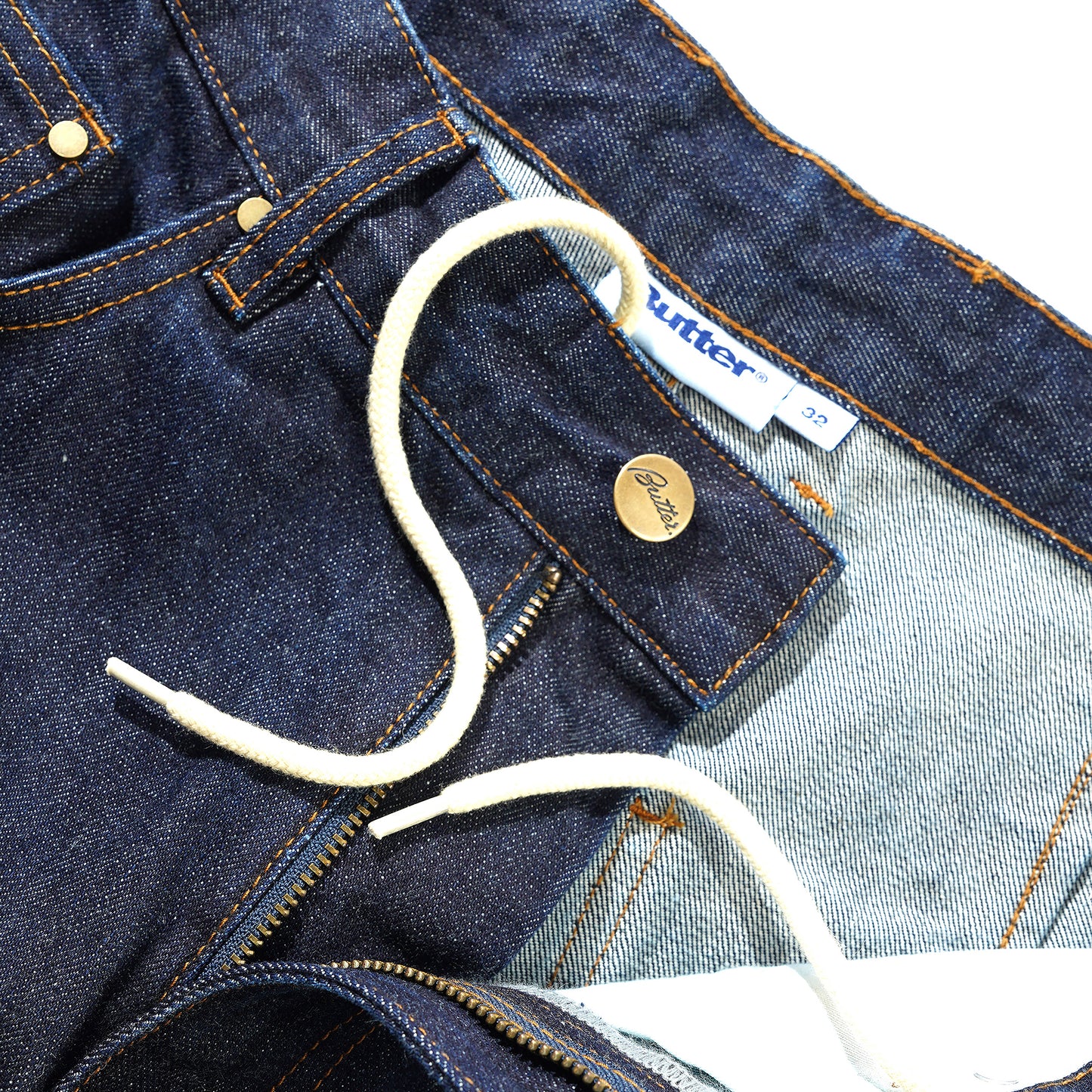 Wide Cut Denim Jeans Selvedge