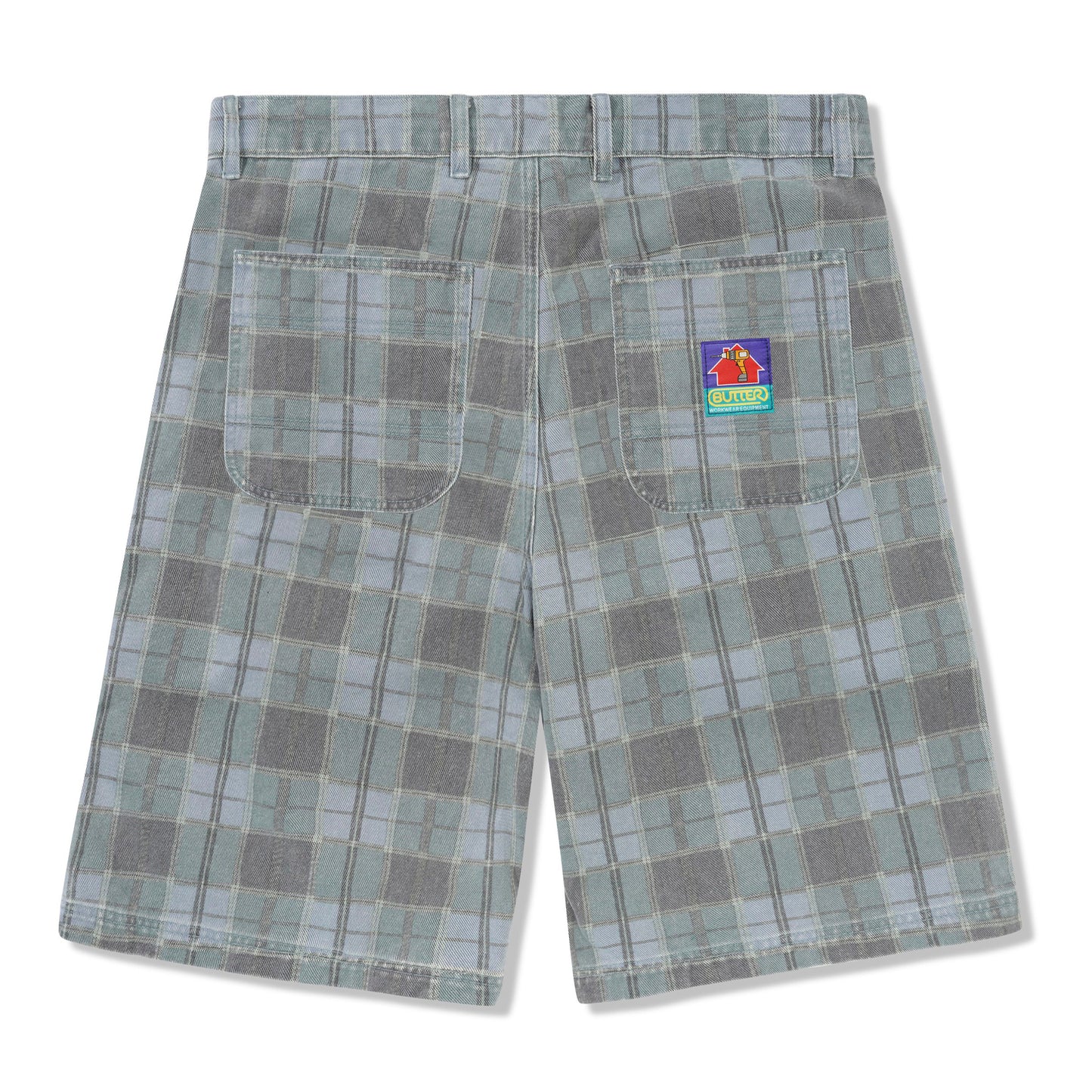 Butter Goods - Work Shorts - PLAID / Blå||Grøn||Tern - Shorts