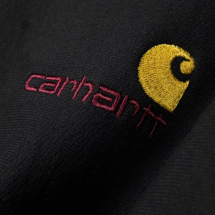 Carhartt WIP American Script Sweat Black