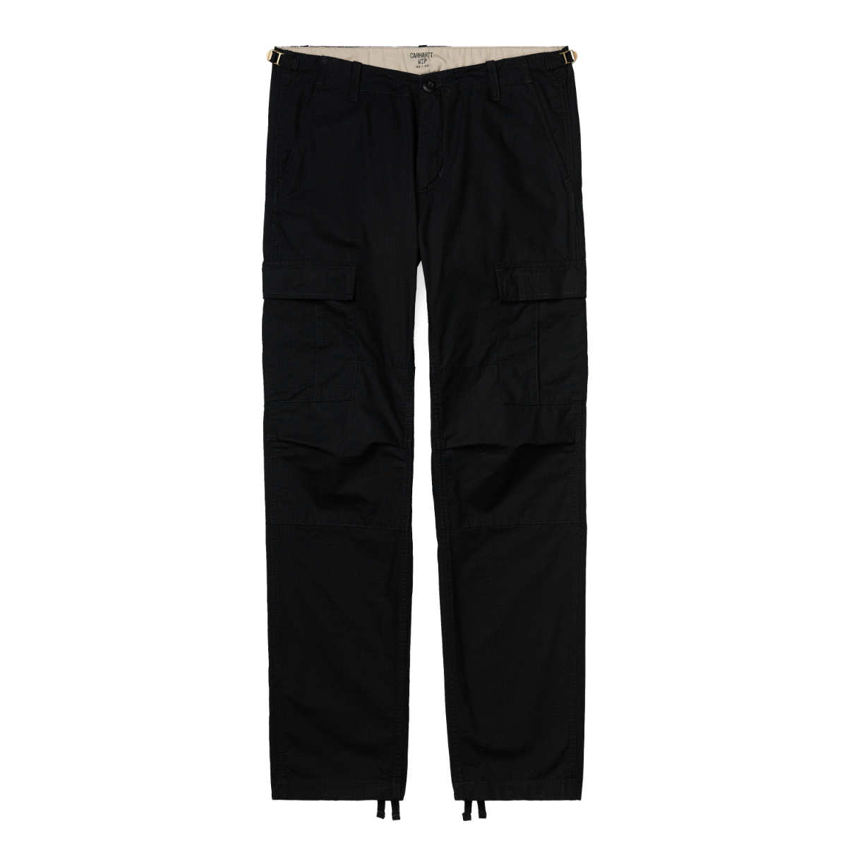 Carhartt WIP - Aviation Pant Columbia - BLACK RINSED / Sort - Bukser