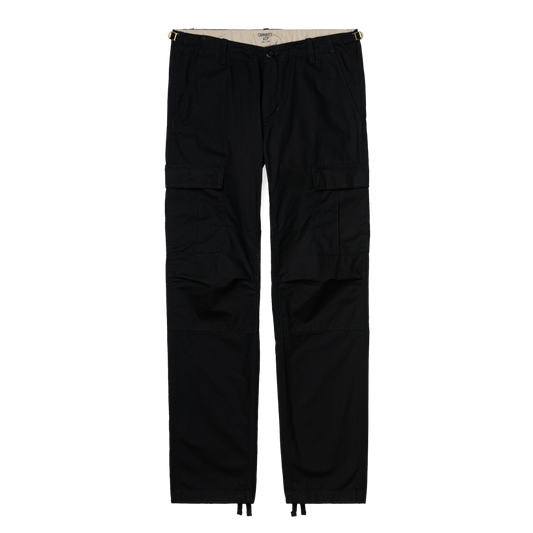 Carhartt WIP - Aviation Pant Columbia - BLACK RINSED / Sort - Bukser