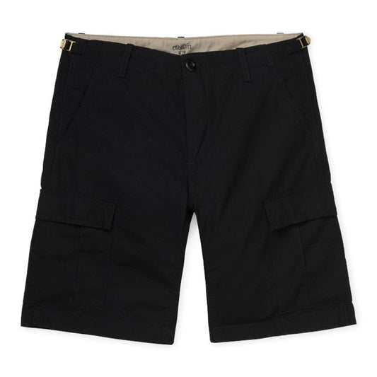 Carhartt WIP - Aviation Short - BLACK / Sort - Shorts