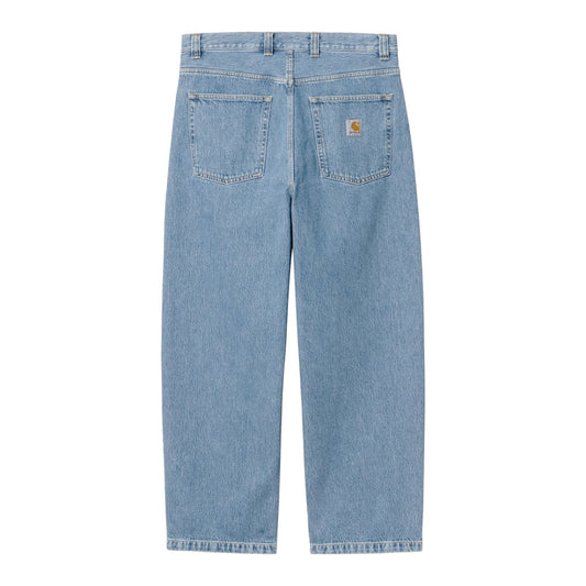 Carhartt WIP - Brandon Pant Smith - BLUE STONE BLEACHED / Blå - Bukser