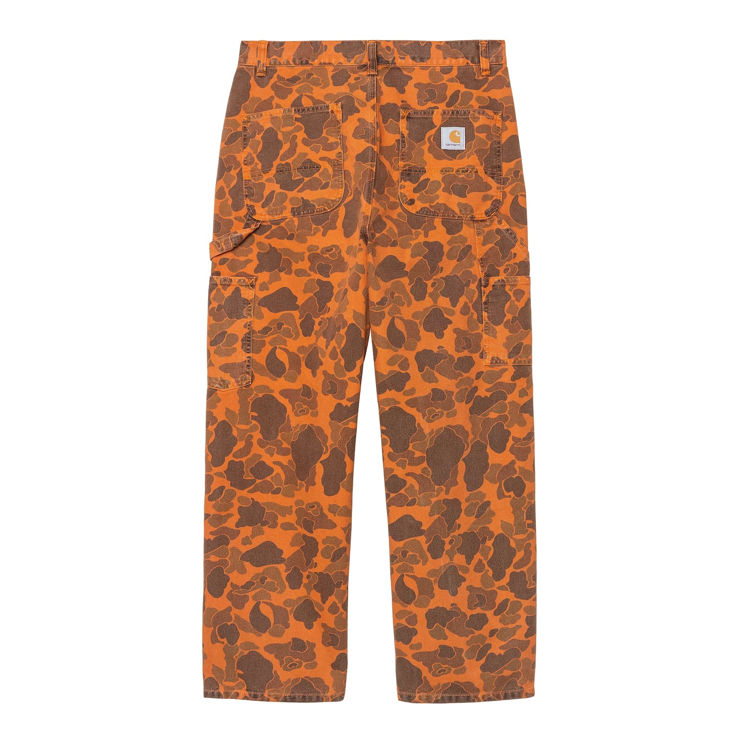 Carhartt WIP - Duck Single Knee Pant Dearborn - GREEN / TURMERIC / Camouflage||Orange - Bukser
