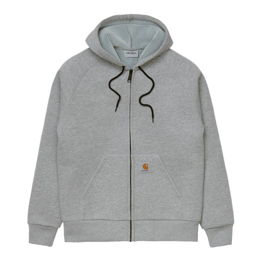Carhartt WIP - Car-Lux Hooded Jacket - GREY HEATHER / Grå - Jakker