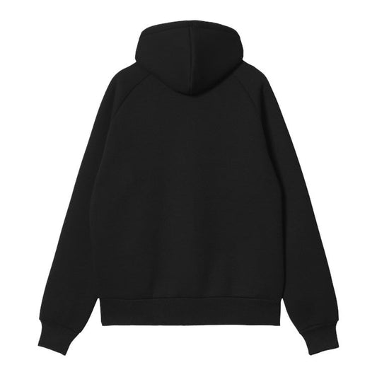 Carhartt WIP - Car-Lux Hooded Jacket - BLACK / GREY / Sort - Jakker