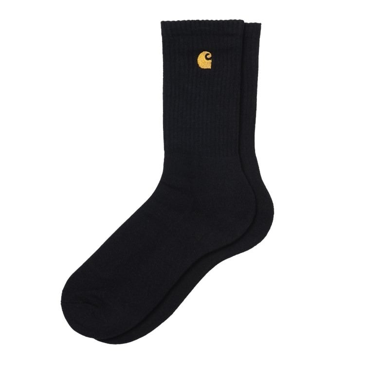 Carhartt WIP - Chase Socks - BLACK / Sort - Accessories
