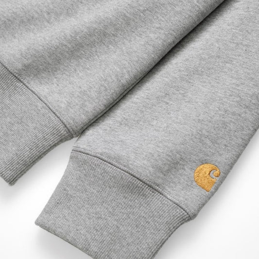 Carhartt WIP - Chase Sweat - GREY HEATHER / Grå - Sweatshirts