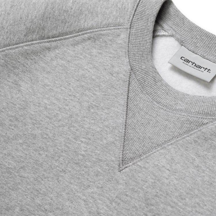 Carhartt WIP - Chase Sweat - GREY HEATHER / Grå - Sweatshirts