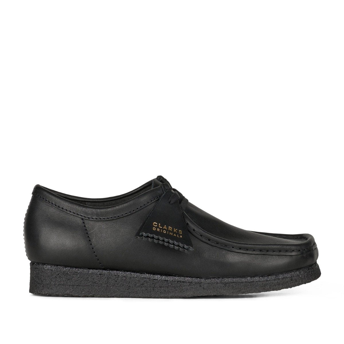 Clarks Originals - Wallabee - BLACK LEATHER / Sort - Sko