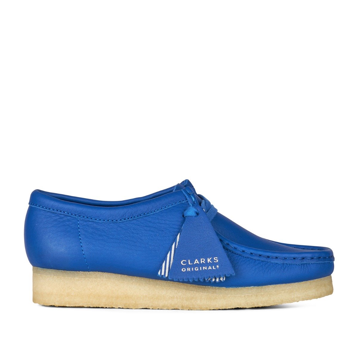 Clarks Originals - Wallabee (W) - BRIGHT BLUE LEATHER / Blå - Sko