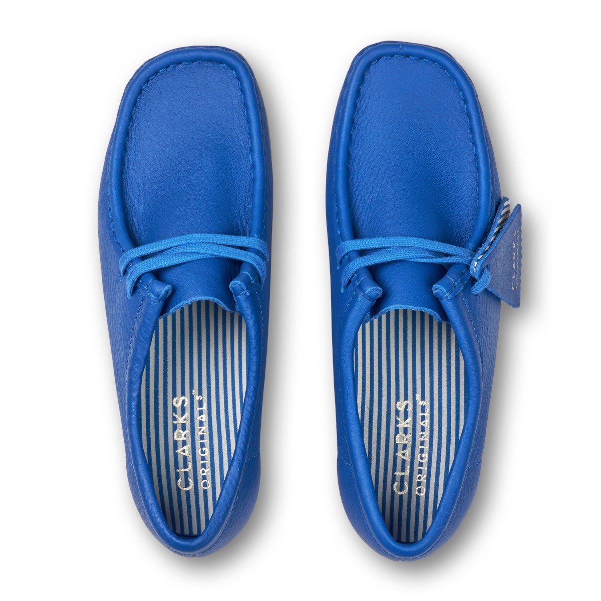 Clarks Originals Wallabee (W) Bright Blue Leather
