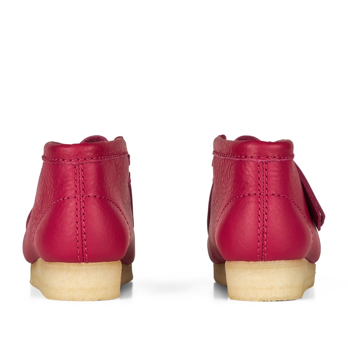 Clarks Originals - Wallabee Boot (W) - BERRY LEATHER / Pink - Sko