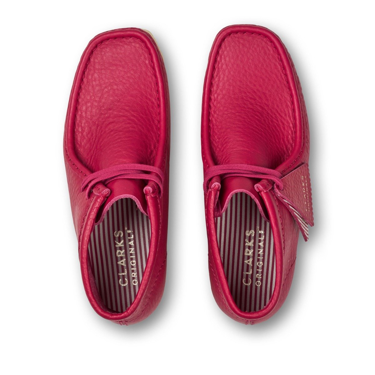 Clarks Originals - Wallabee Boot (W) - BERRY LEATHER / Pink - Sko