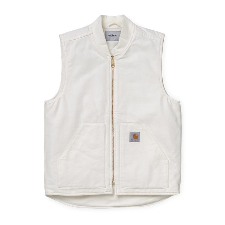 Carhartt WIP - Classic Vest - WAX||WAX RINSED / Hvid - Jakker