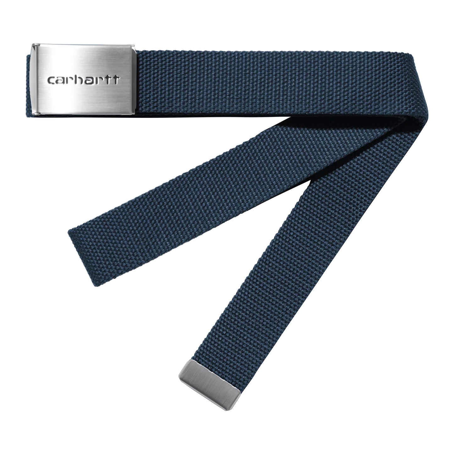 Carhartt WIP - Clip Belt Chrome - INK / Blå - Accessories