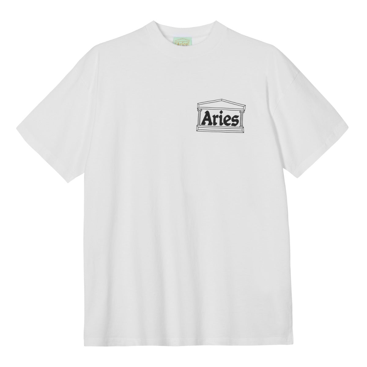 Aries - Temple SS Tee - WHITE / Hvid - T-Shirts