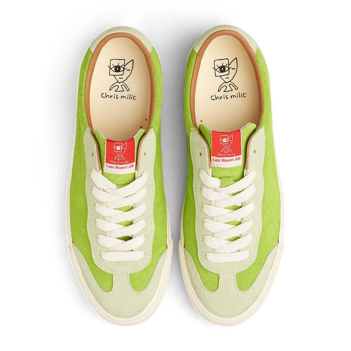 Last Resort VM004 Milic Suede Lo Duo Green / White
