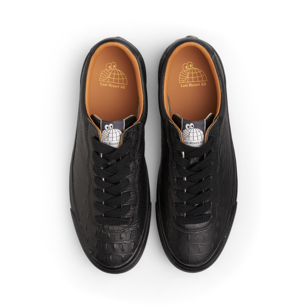 Last Resort - VM001 Croc Lo - BLACK / BLACK / Sort - Sko