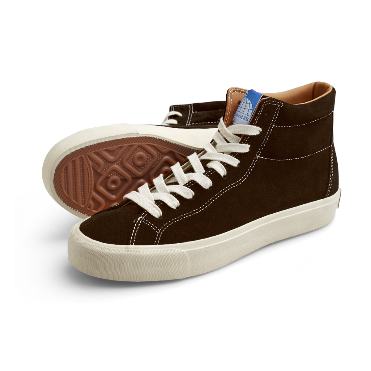 Last Resort - VM003 Suede Hi - CHOC BROWN / WHITE / Brun - Sko